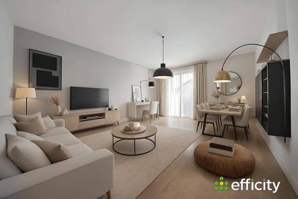 Appartement 3 pièces - 65 m² Exclusivité efficity