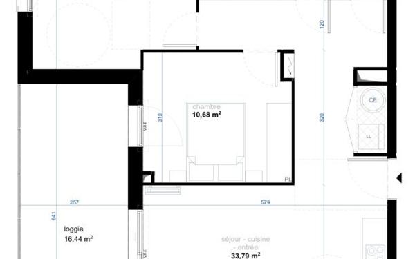 Appartement à vendre    3 pièces • 66,52 m2 Narbonne