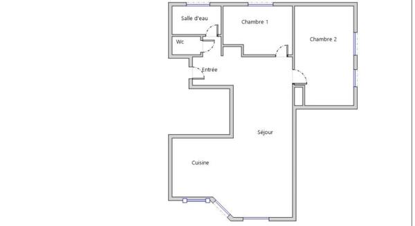 Quimper (29000) Kerfeunteun beau T3 avec balcon