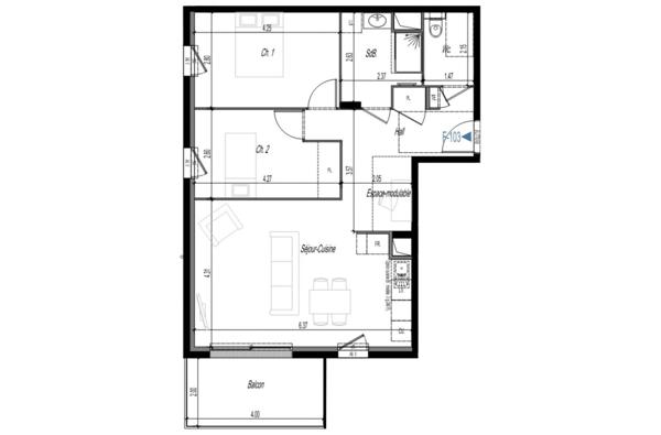 Appartement à vendre 3 pièces 68 m² Clermont-Ferrand