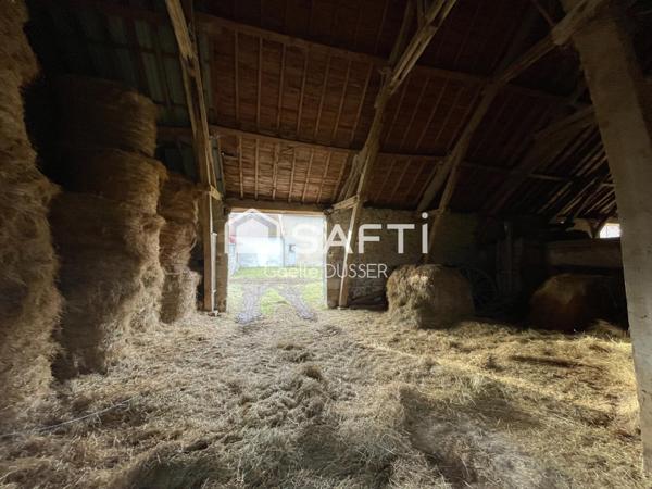 Dépendances en pierres sur un terrain de 4 ha