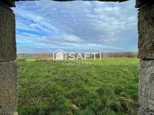 Dépendances en pierres sur un terrain de 4 ha