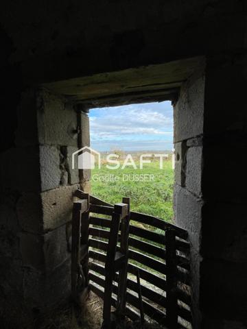 Dépendances en pierres sur un terrain de 4 ha