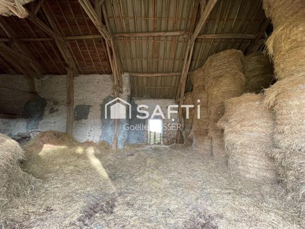 Dépendances en pierres sur un terrain de 4 ha