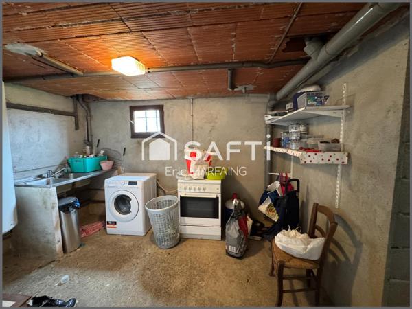 Proche commerce, jardin, sous-sol, zéro travaux