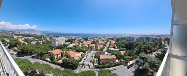 A louer , 3 Pièces meublé, Dernier étage, Vue Mer panoramique, Boulevard Napoléon III, Nice 06200, Alpes Maritimes