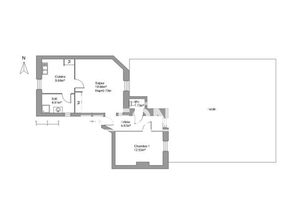Location Appartement 2 pièces 53.84 m² - 11 IMPASSE SAINT SURIN Limoges 87000