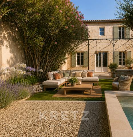 EXCLUSIVITÉ. MAS DE CHARME RÉNOVÉ, 4 CHAMBRES, MAUSSANE-LES-ALPILLES