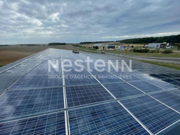 Bâtiment Industriel 1 154 m² avec Foncier 12 000 m² Axe A10 Tours/Blois, panneaux solaire et accès PL44T