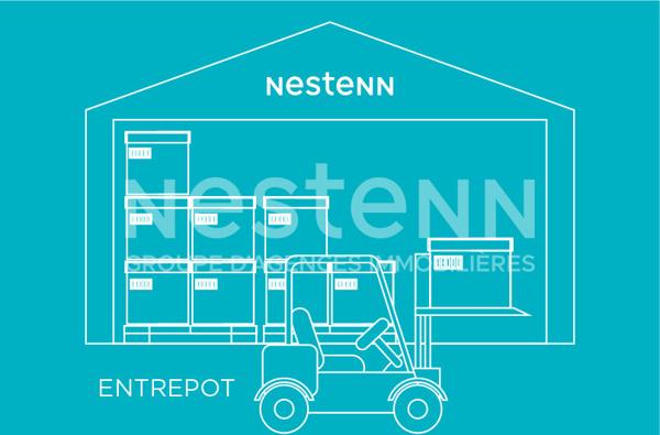 Bâtiment Industriel 1 154 m² avec Foncier 12 000 m² Axe A10 Tours/Blois, panneaux solaire et accès PL44T