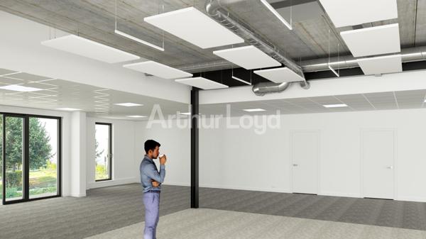 Bureaux neufs à louer à Hallennes-lez-Haubourdin avec parking privatif