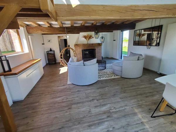 Maison restaurée 3 chambres à 10 kms de Verneuil d'Avre et d'Iton