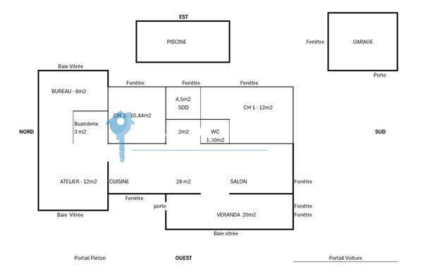 Maison
                                                                                                                                                                                                                                                                                                                        6 pièce(s)                                                                                                                                                                                                          3 chambre(s)                                                                                                                                                                                                          110  m²