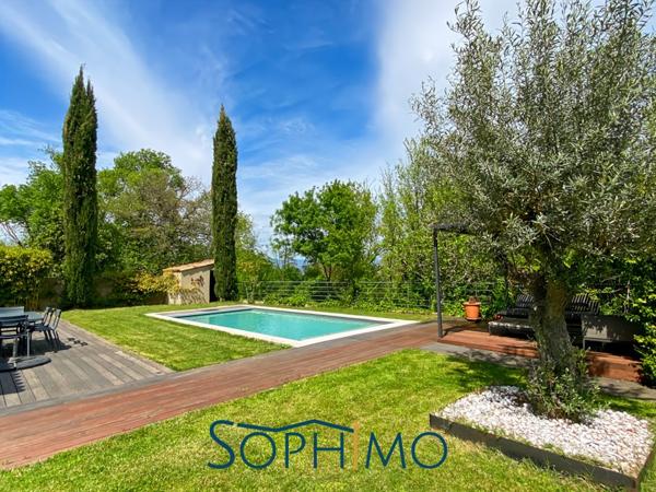 Le Puy-Sainte-Réparade (13610) Maison familiale contemporaine, calme absolu