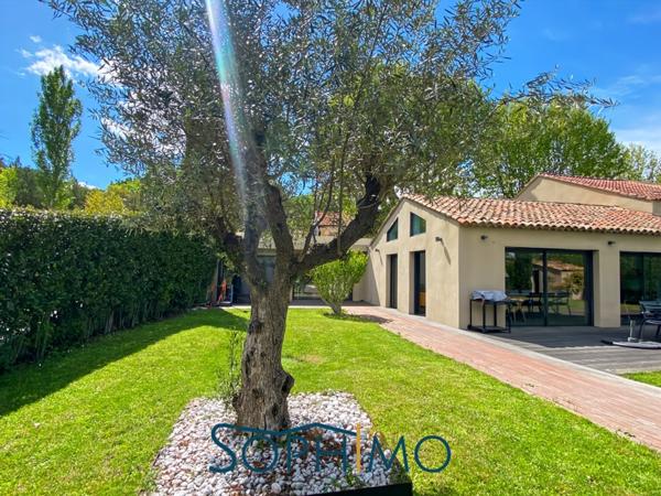 Le Puy-Sainte-Réparade (13610) Maison familiale contemporaine, calme absolu