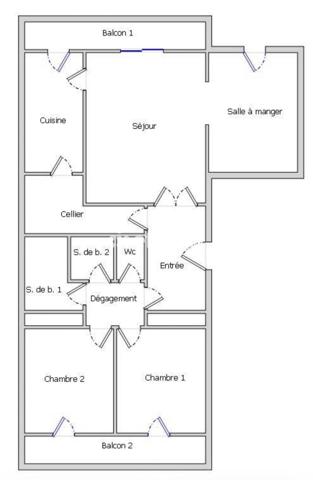 Appartement
         4 pièces
        - 95 m² 325 000 € *
