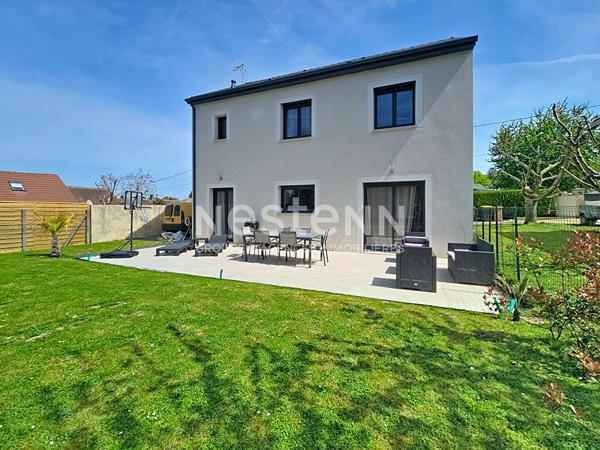 Maison récente à vendre proche Dreux : maison moderne, confort thermique, 5 chambres, aucun travaux à prévoir, garage