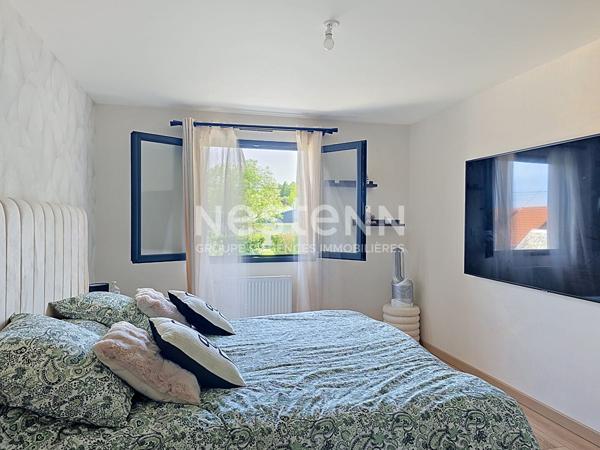 Maison récente à vendre proche Dreux : maison moderne, confort thermique, 5 chambres, aucun travaux à prévoir, garage