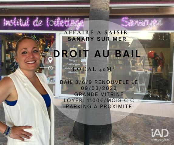 Droit au bail à vendre 40 m² Sanary-sur-Mer