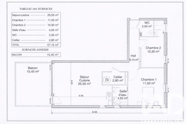 Appartement à vendre 3 pièces 66 m² Le Lavandou