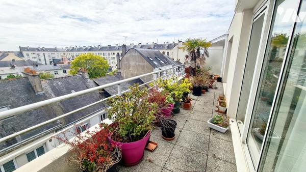 A VENDRE - Saint-Nazaire Appartement T4 Rue René Guillouzo avec 60 m² terrasse et 2 garages