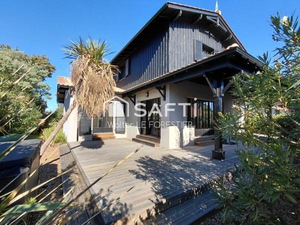 MAISON NEUVE DE 4 CHAMBRES AVEC GARAGE 100 METRES DU BASSIN ET PLAGE