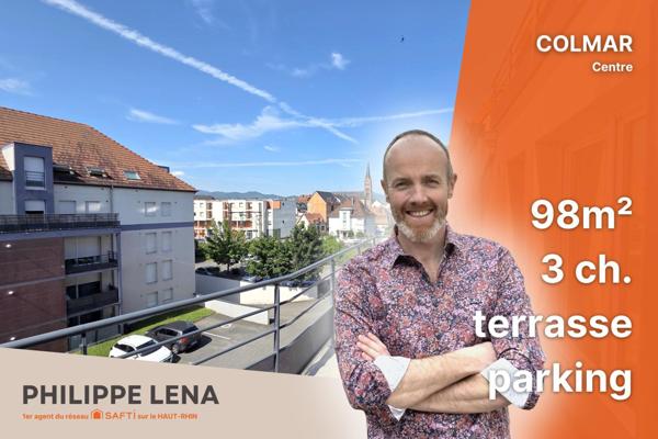 COLMAR CENTRE, lumineux, 3 ch., prêt-à-vivre !