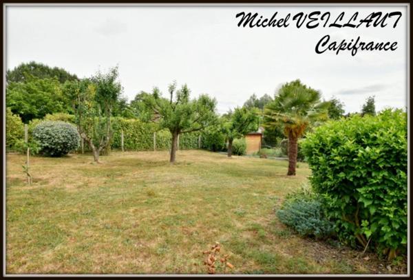 Maison à vendre plain-pied 5 pièces TOULON SUR ALLIER (03), 4 chambres, garage, terrain 1315 m² arboré