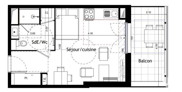 Appartement à vendre 1 pièce 30 m² Valras-Plage