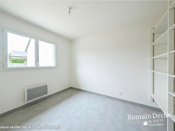 Maison de plain-pied de 90m², 3 chambres & grand garage