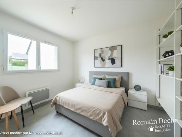 Maison de plain-pied de 90m², 3 chambres & grand garage