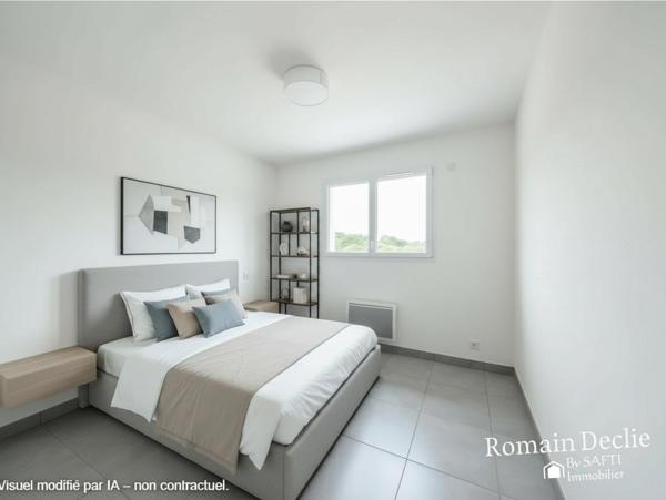 Maison de plain-pied de 90m², 3 chambres & grand garage