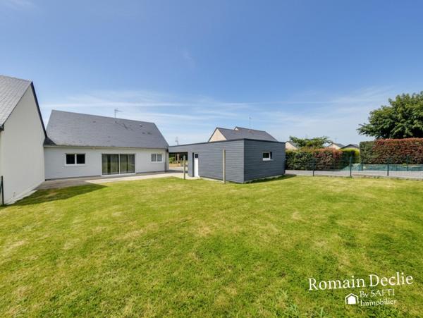 Maison de plain-pied de 90m², 3 chambres & grand garage