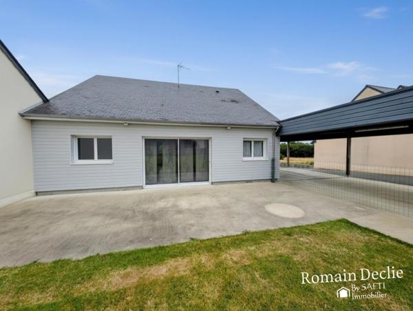 Maison de plain-pied de 90m², 3 chambres & grand garage