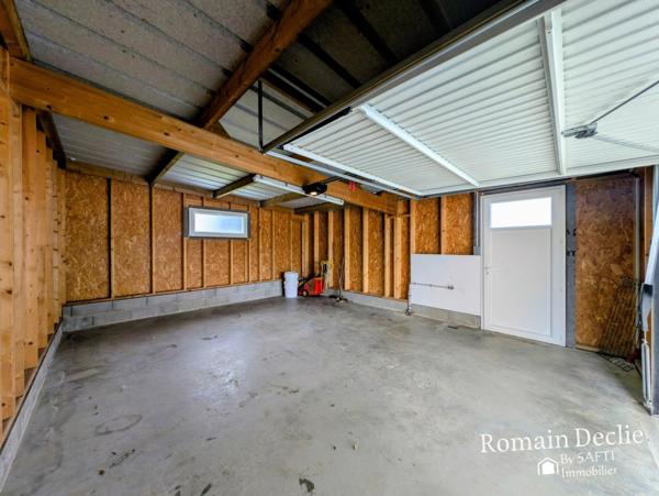 Maison de plain-pied de 90m², 3 chambres & grand garage