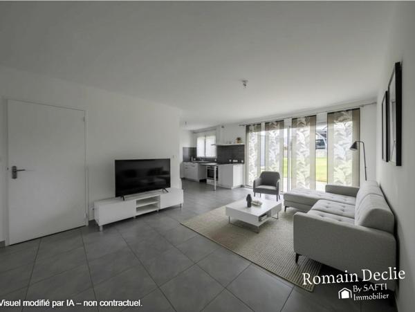 Maison de plain-pied de 90m², 3 chambres & grand garage