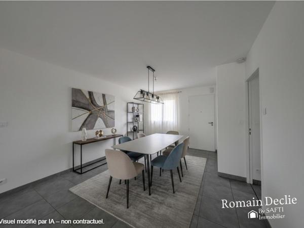 Maison de plain-pied de 90m², 3 chambres & grand garage