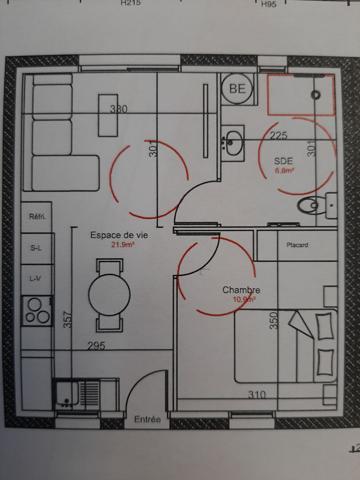 Maison à louer Falleron : 2 pièces, 40m² avec 1 chambre(s) à 570€ - AJP Immobilier Challans