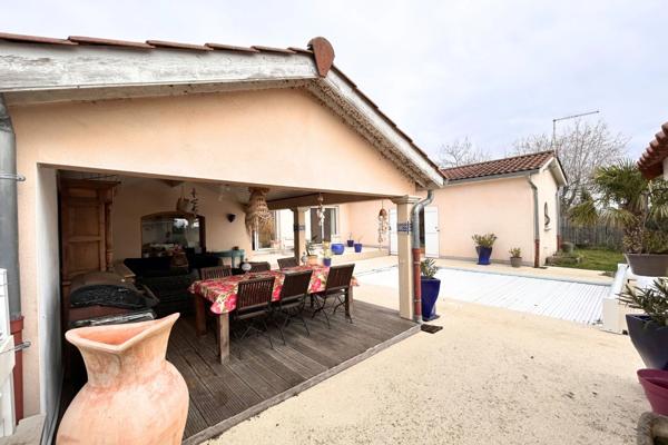 69290 GREZIEU LA VARENNE - Maison à vendre 5 pièces  - PLAIN PIED - PISCINE - GARGAE -CALME - SANS VIS A VIS
