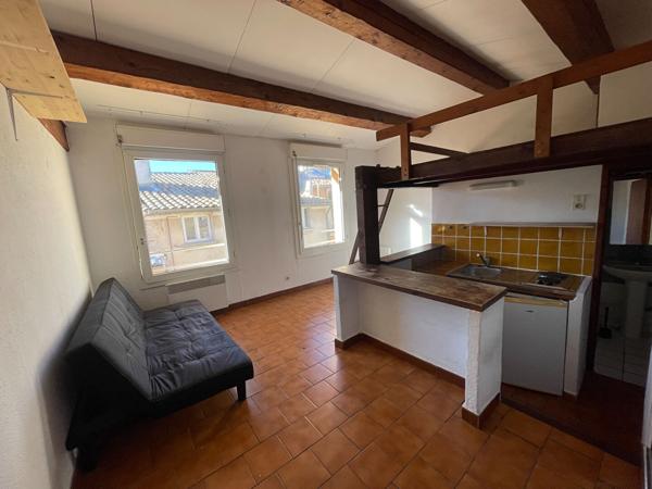 A LOUER -   AIX EN PROVENCE - STUDIO LUMINEUX AVEC MEZZANINE - QUARTIER MAIRIE