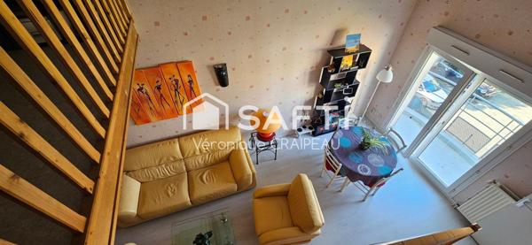 Charmant duplex situé dans le pentagone avec 2 chambres, mezzanine et garage sécirisé