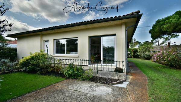 Mimizan Plage – Maison P3 de plain-pied avec garage et jardin clos, à 1200 m de l’océan