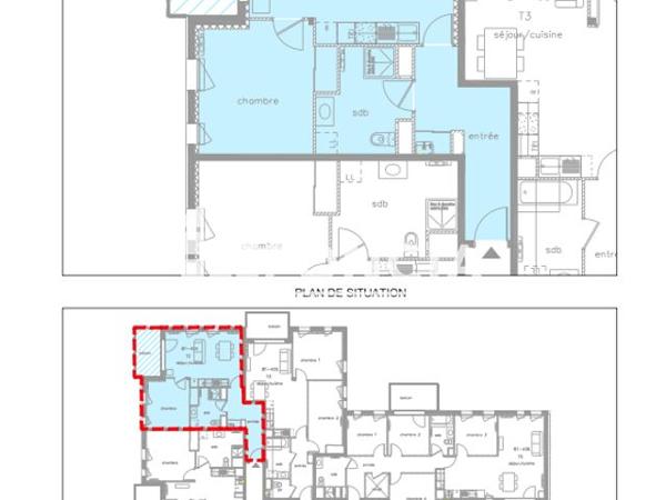 Location Appartement 2 pièces 51.43 m² - Saint Andre Lez Lille 59350