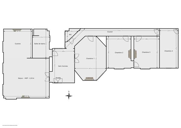 Bel appartement coup de cœur - 122 m² - Charme de l'ancien, très belle copropriété, 4 chambres - 75010 Paris