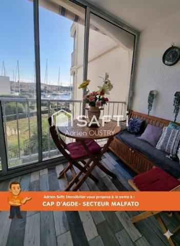 Appartement 26 m2 avec loggia et vue mer