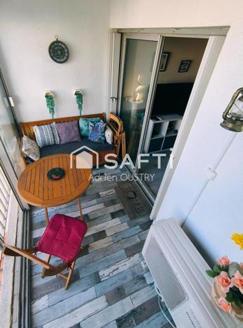 Appartement 26 m2 avec loggia et vue mer