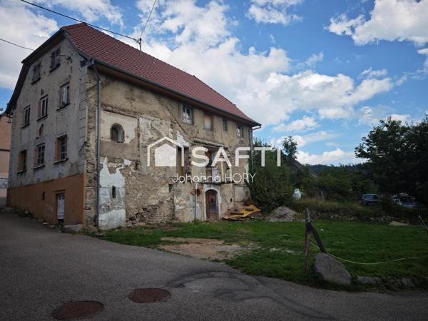 Bâtiment à rénover avec vue panoramique et 4 ares de terrain à Goldbach-Altenbach