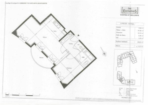 Appartement à louer    2 pièces •  Le Bourget