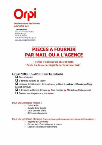 Appartement à louer    2 pièces •  Le Bourget