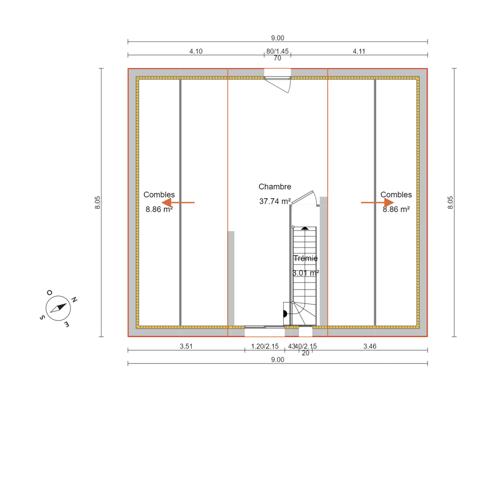 Terrain à vendre 430 m² Épône
